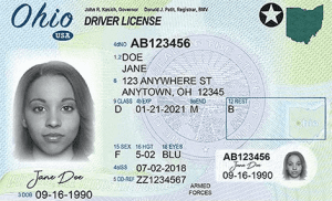 Licencia de conducción Ohio