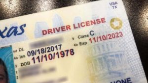 Licencia de conducir en Texas
