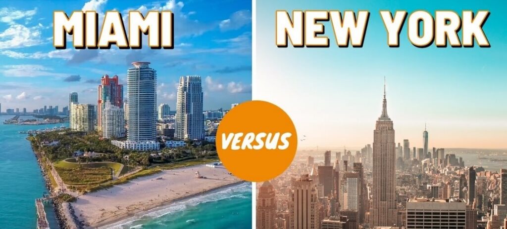 ¿Qué es mejor Miami o New York?