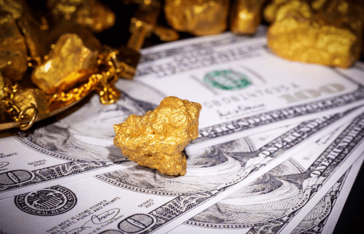 gramo de oro en USA