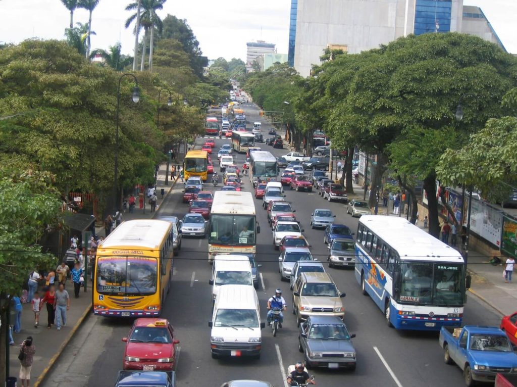 transporte público en Costa Rica